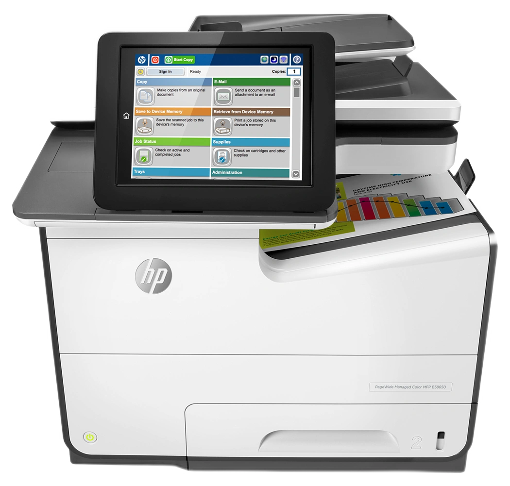 HP PageWide Managed Color MFP E58650