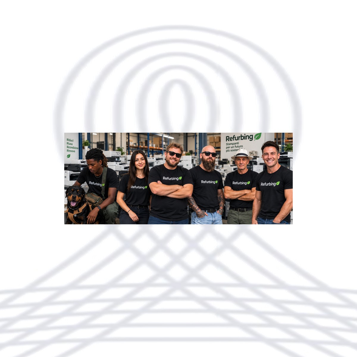 Teamfoto von der Refurbing-Seite Über uns