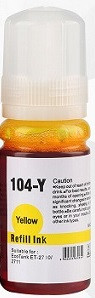 Inchiostro T104Y giallo compatibile