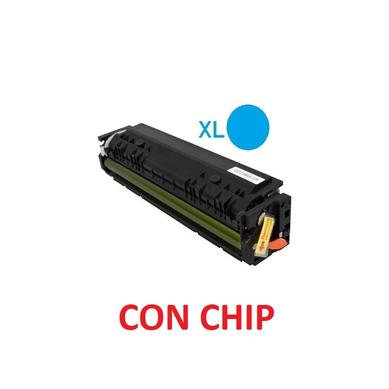 Toner W2211X ciano compatibile CHIP