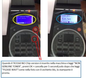 Toner TK3160 nero compatibile