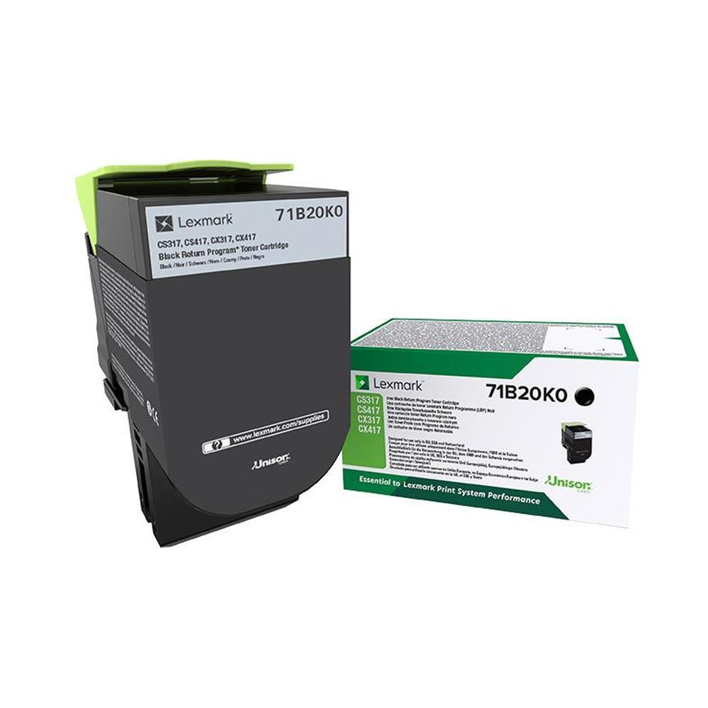 Cartuccia 71B20K0 nero