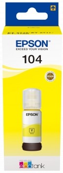 Inchiostro T104Y giallo originale