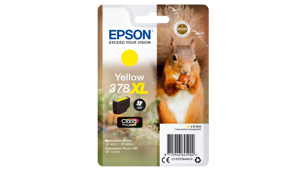 Cartuccia T3784XL giallo originale