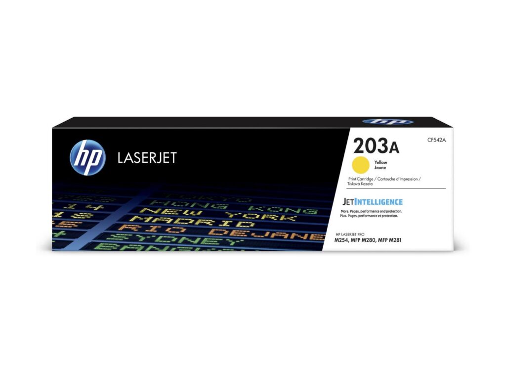 Toner CF542A giallo