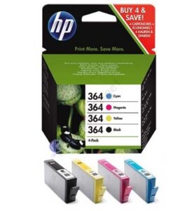 KIT Originale HP 364 NERO + Colore Standard N9J73AE HP 5380,6380,5460,8550,5324 364BK…