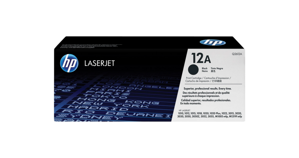 Toner Q2612A nero originale
